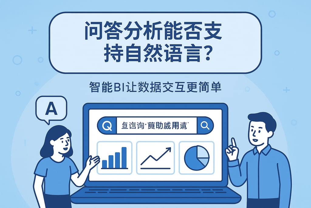 问答分析能否支持自然语言？智能BI让数据交互更简单