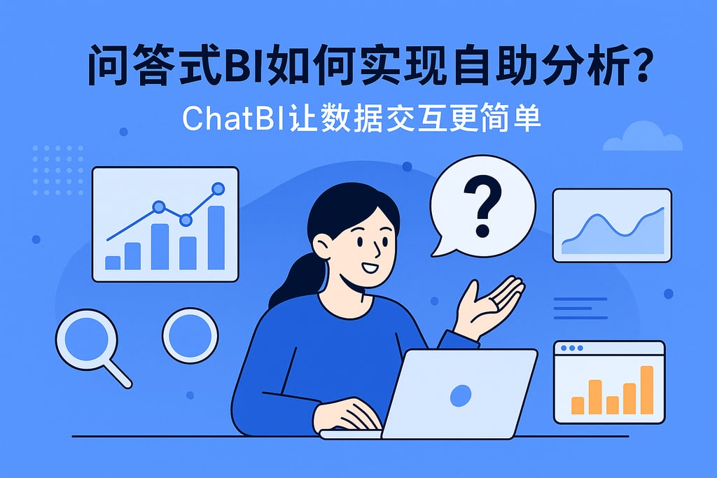 问答式BI如何实现自助分析？ChatBI让数据交互更简单