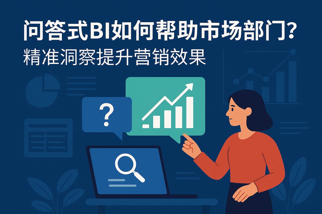 问答式BI如何帮助市场部门？精准洞察提升营销效果