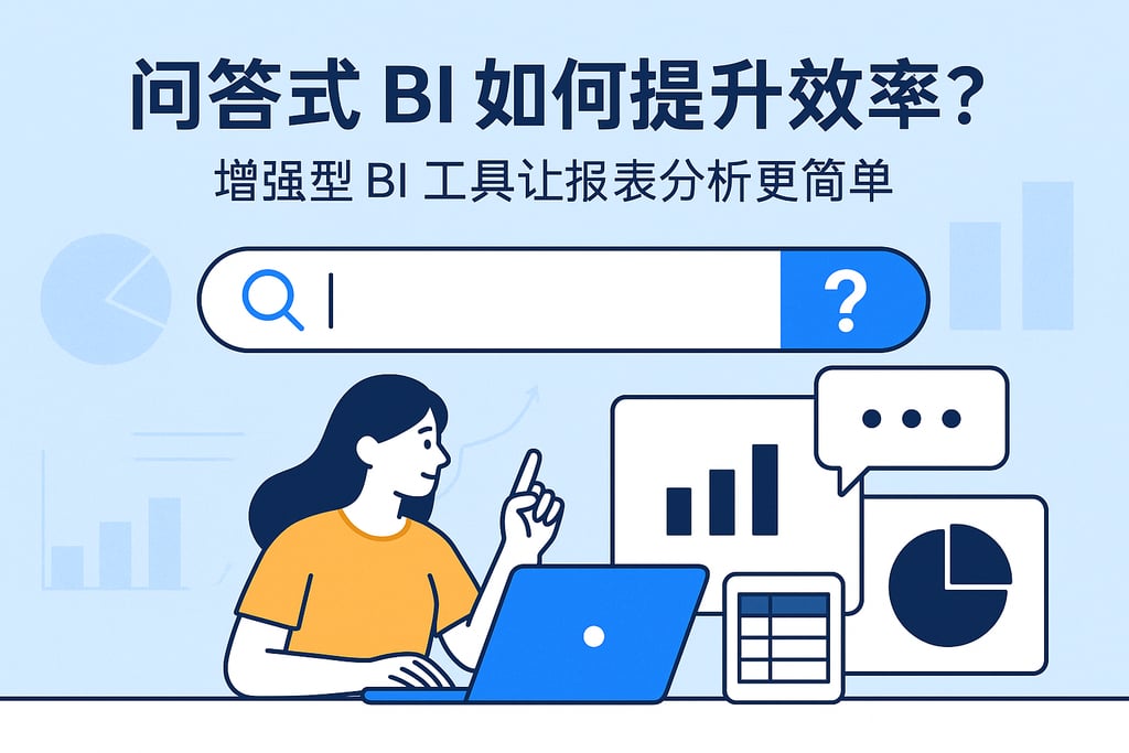 问答式BI如何提升效率？增强型BI工具让报表分析更简单