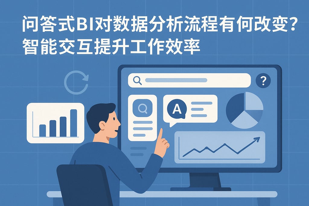 问答式BI对数据分析流程有何改变？智能交互提升工作效率