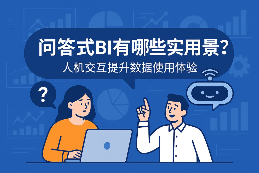 问答式BI有哪些实用场景？人机交互提升数据使用体验