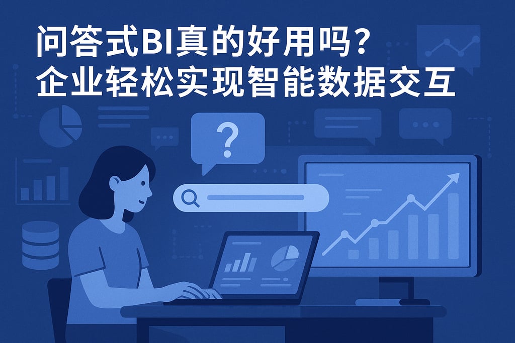 问答式BI真的好用吗？企业轻松实现智能数据交互
