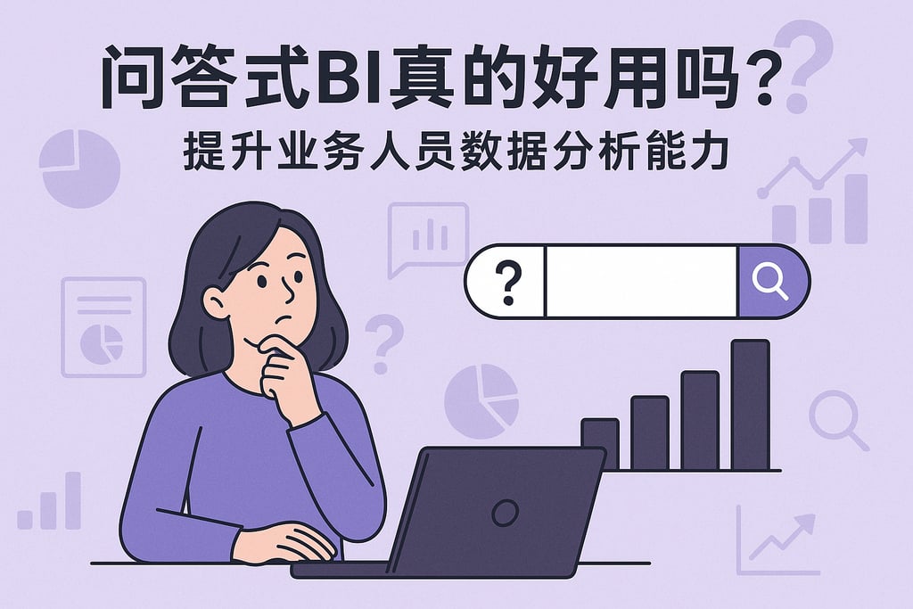 问答式BI真的好用吗？提升业务人员数据分析能力
