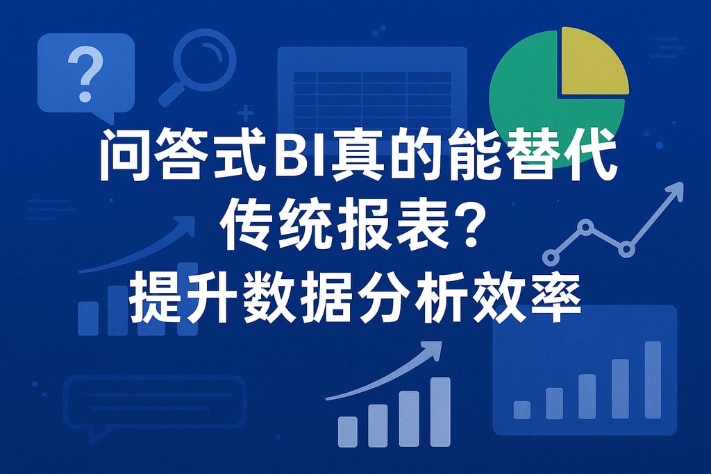 问答式BI真的能替代传统报表？提升数据分析效率