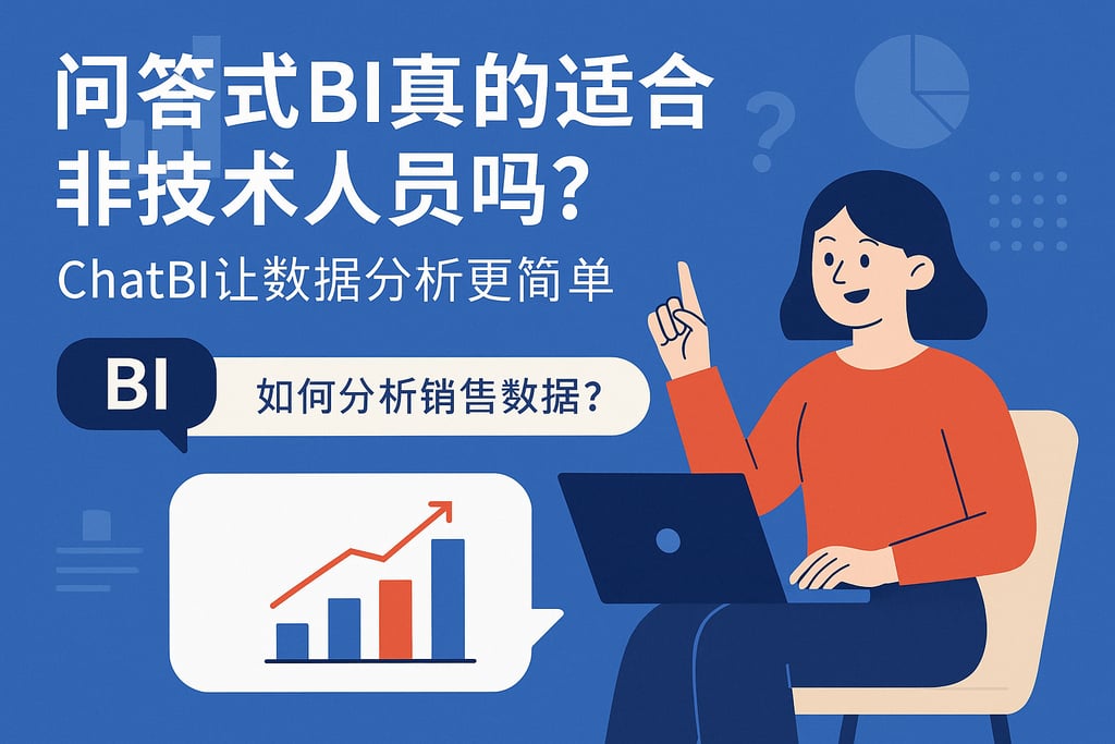 问答式BI真的适合非技术人员吗？ChatBI让数据分析更简单