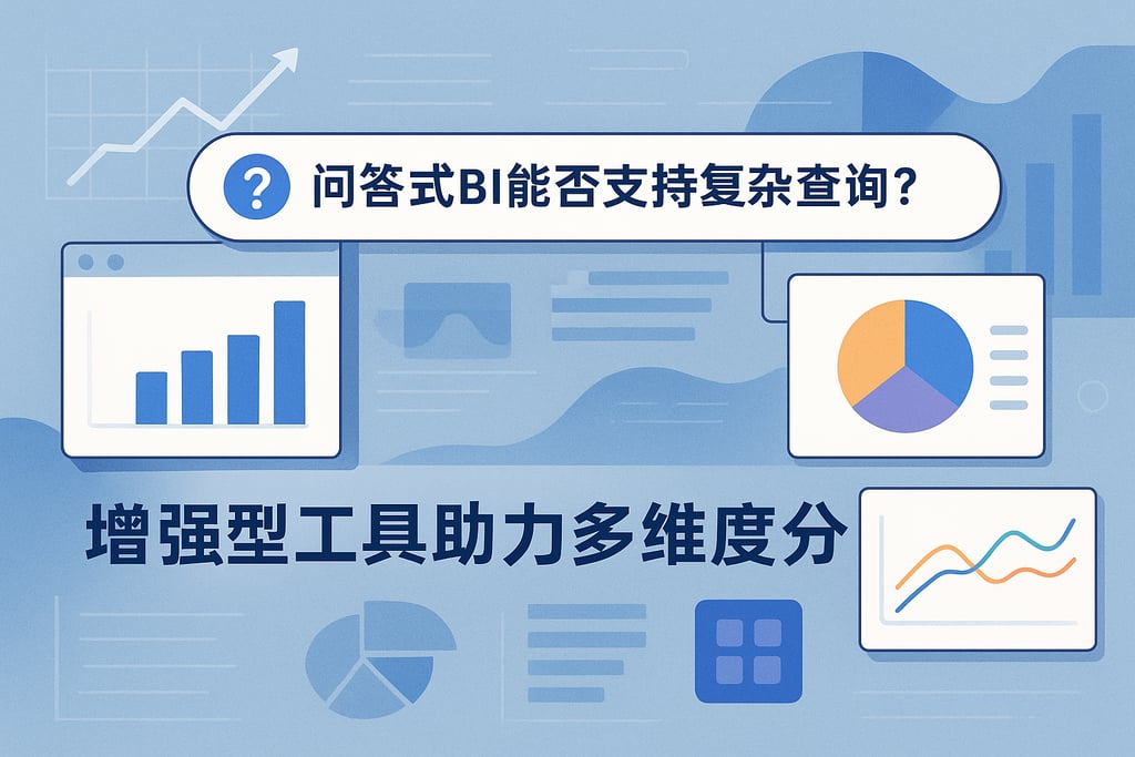 问答式BI能否支持复杂查询？增强型工具助力多维度分析