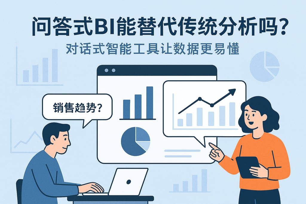 问答式BI能替代传统分析吗？对话式智能工具让数据更易懂