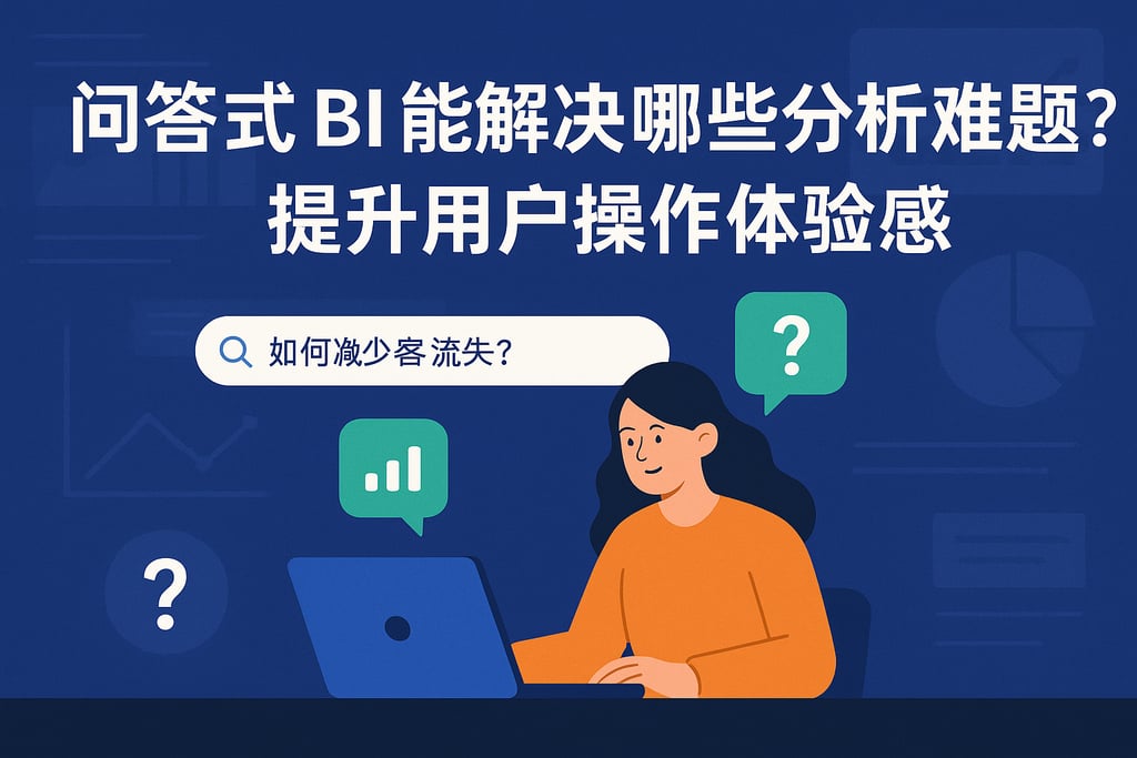 问答式BI能解决哪些分析难题？提升用户操作体验感