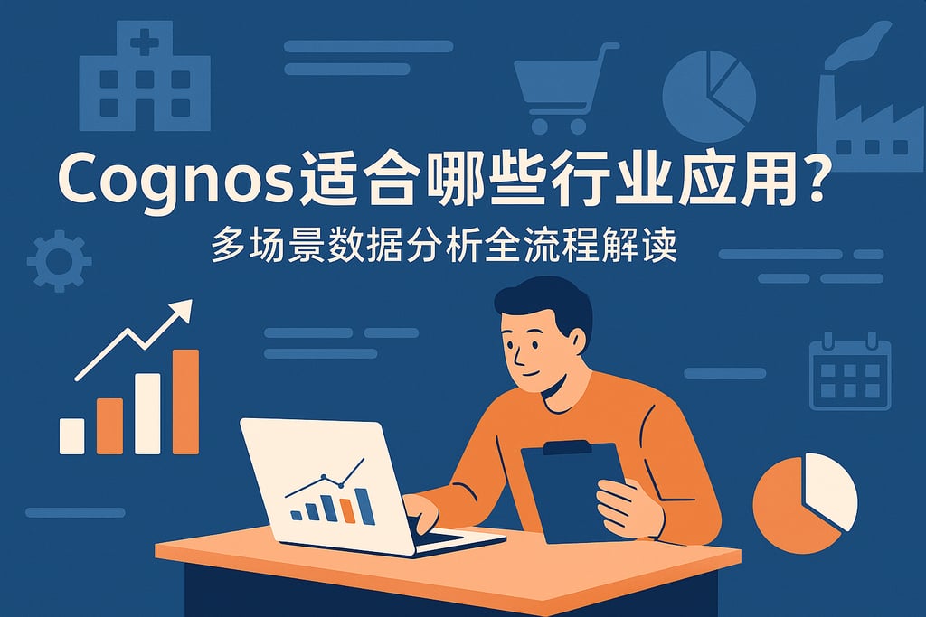Cognos适合哪些行业应用？多场景数据分析全流程解读