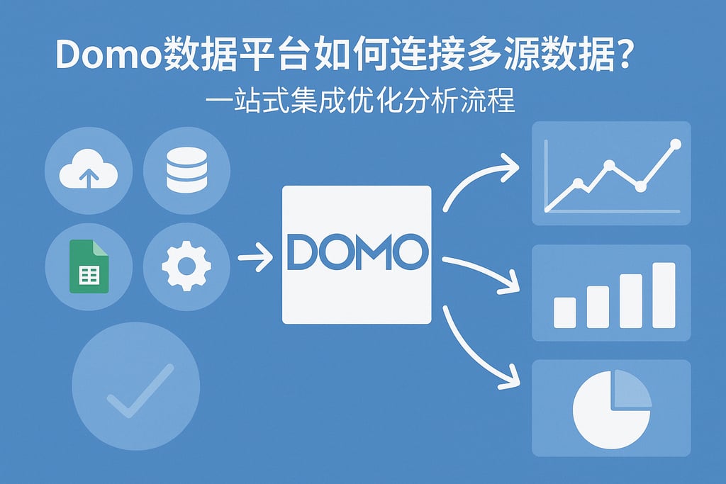 Domo数据平台如何连接多源数据？一站式集成优化分析流程