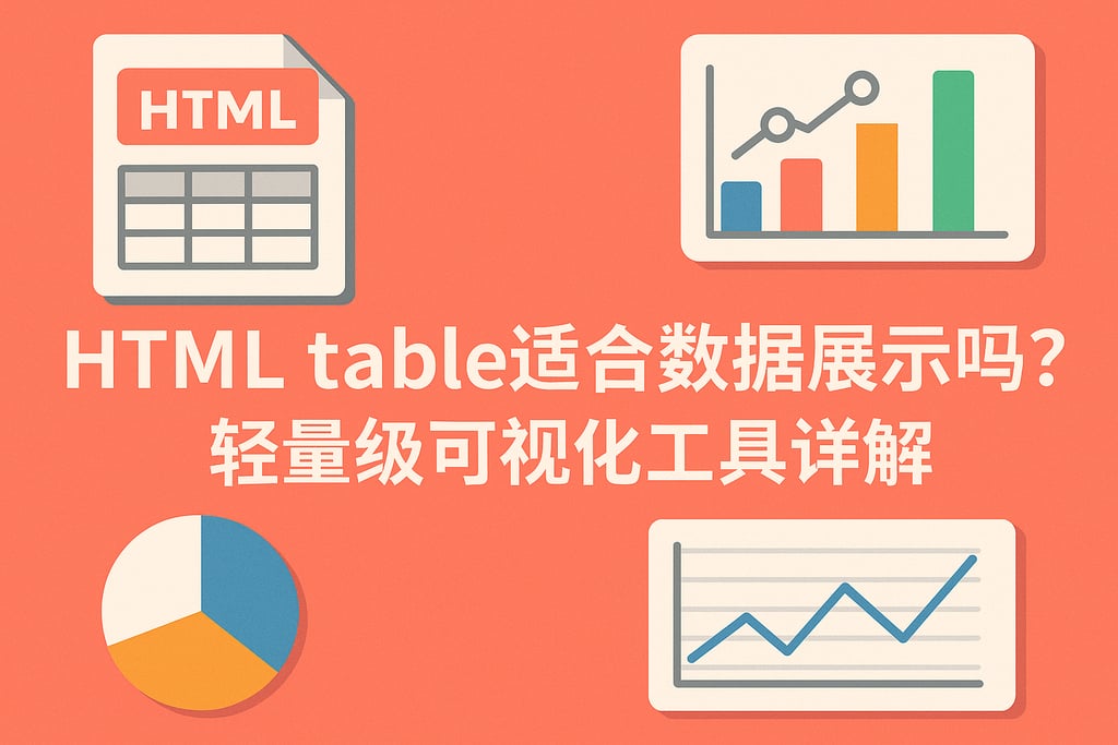 Htmltable适合数据展示吗？轻量级可视化工具详解