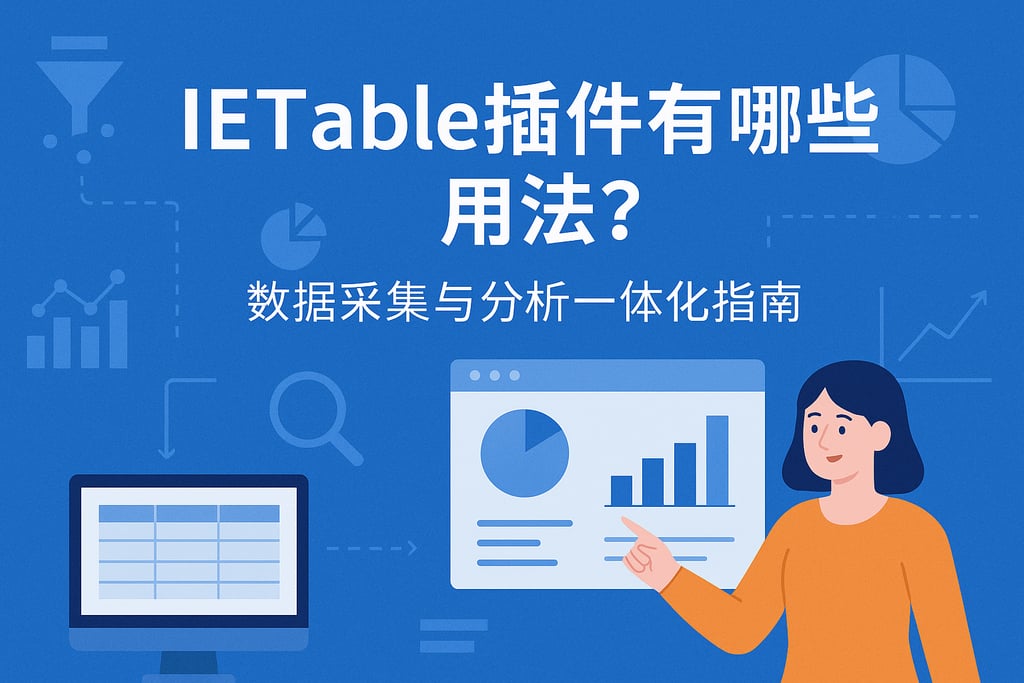 IETable插件有哪些用法？数据采集与分析一体化指南