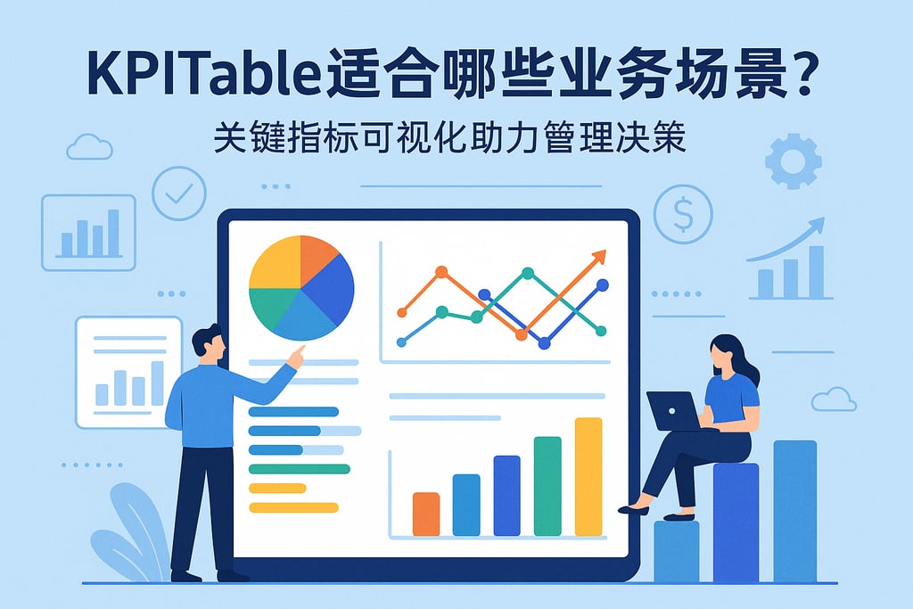 KPITables适合哪些业务场景？关键指标可视化助力管理决策