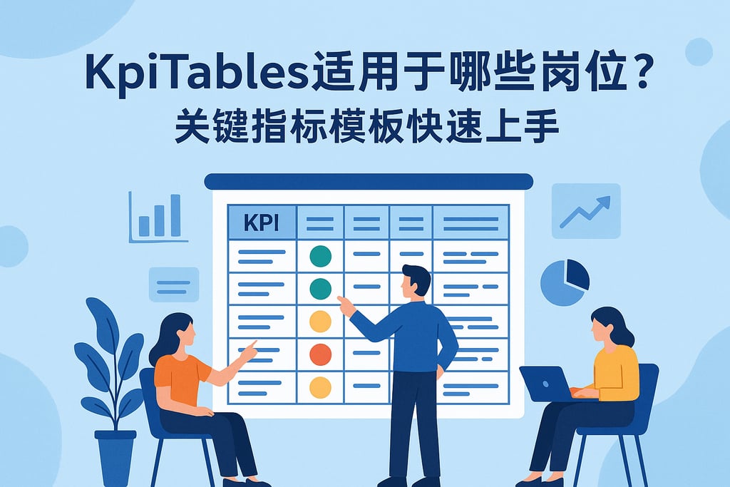 KpiTables适用于哪些岗位？关键指标模板快速上手