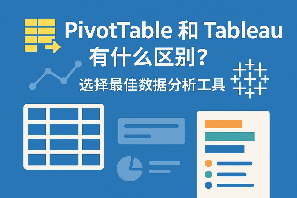 PivotTable和Tableau有什么区别？选择最佳数据分析工具