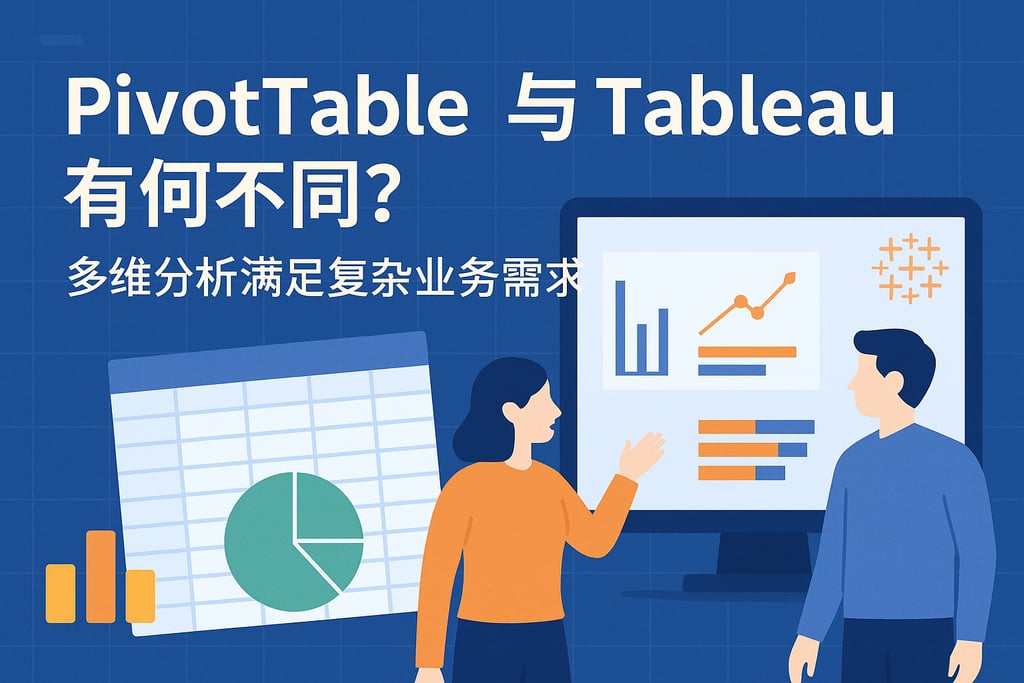 Pivotable与Tableau有何不同？多维分析满足复杂业务需求