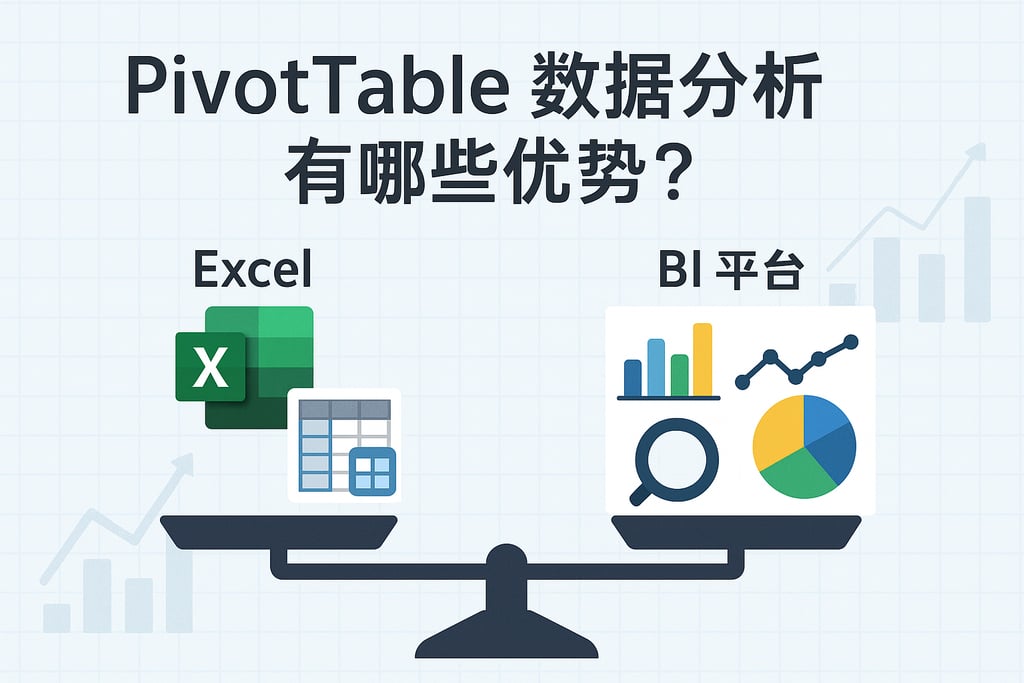 Pivotable数据分析有哪些优势？Excel与BI平台对比