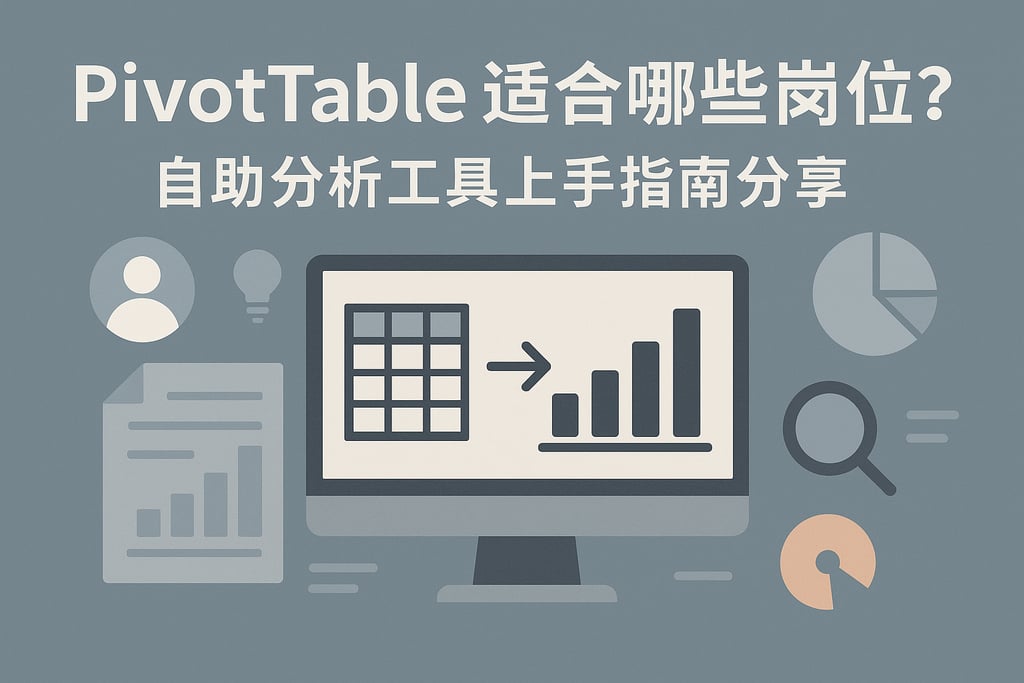Pivotable适合哪些岗位？自助分析工具上手指南分享