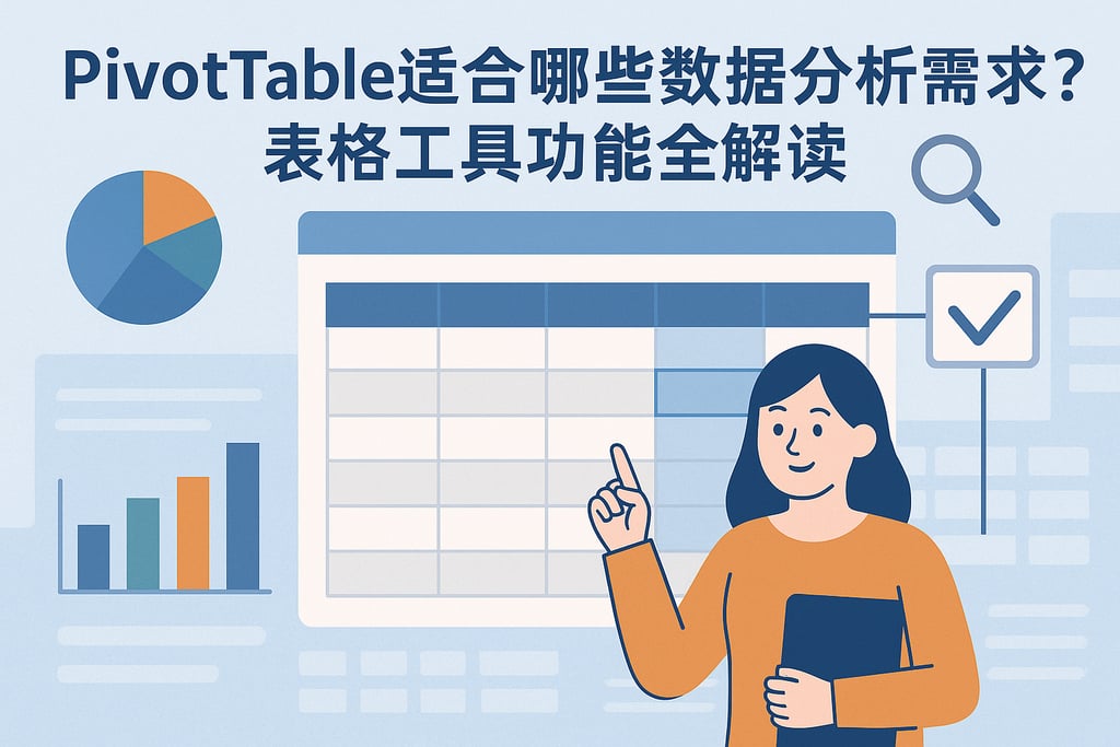 Pivotable适合哪些数据分析需求？表格工具功能全解读