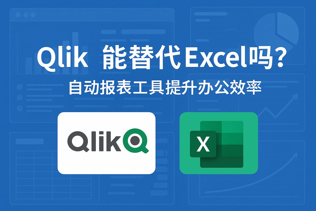 Qlik能替代Excel吗？自动报表工具提升办公效率