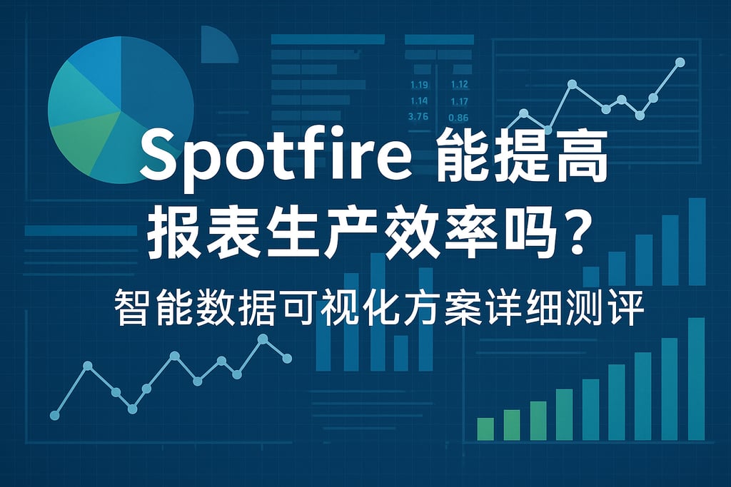 Spotfire能提高报表生产效率吗？智能数据可视化方案详细测评
