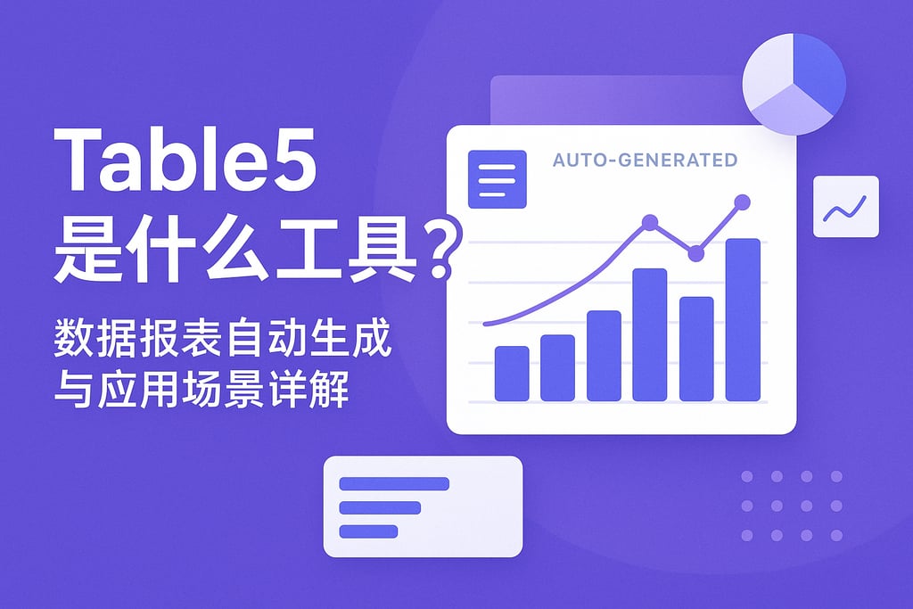 Table5是什么工具？数据报表自动生成与应用场景详解