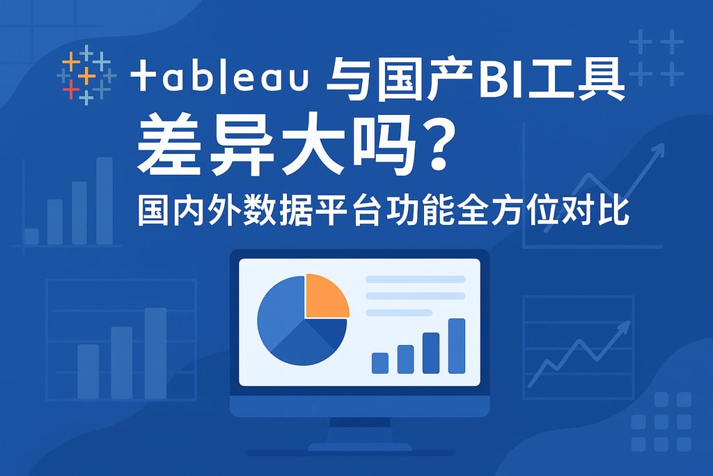Tableau与国产BI工具差异大吗？国内外数据平台功能全方位对比
