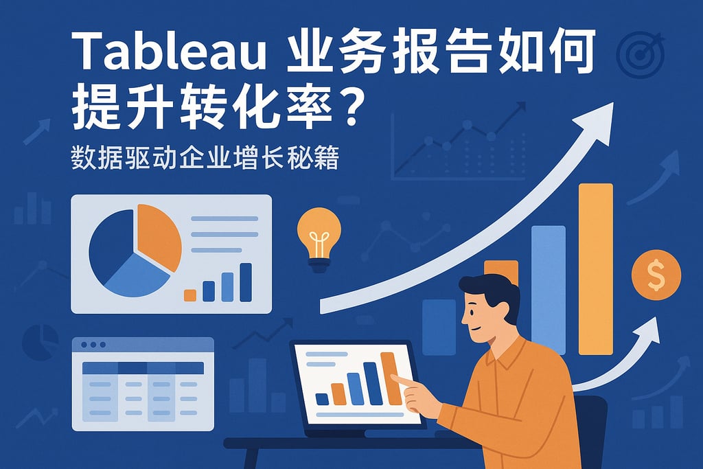 Tableau业务报告如何提升转化率？数据驱动企业增长秘籍