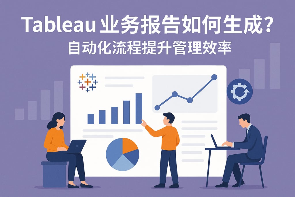Tableau业务报告如何生成？自动化流程提升管理效率