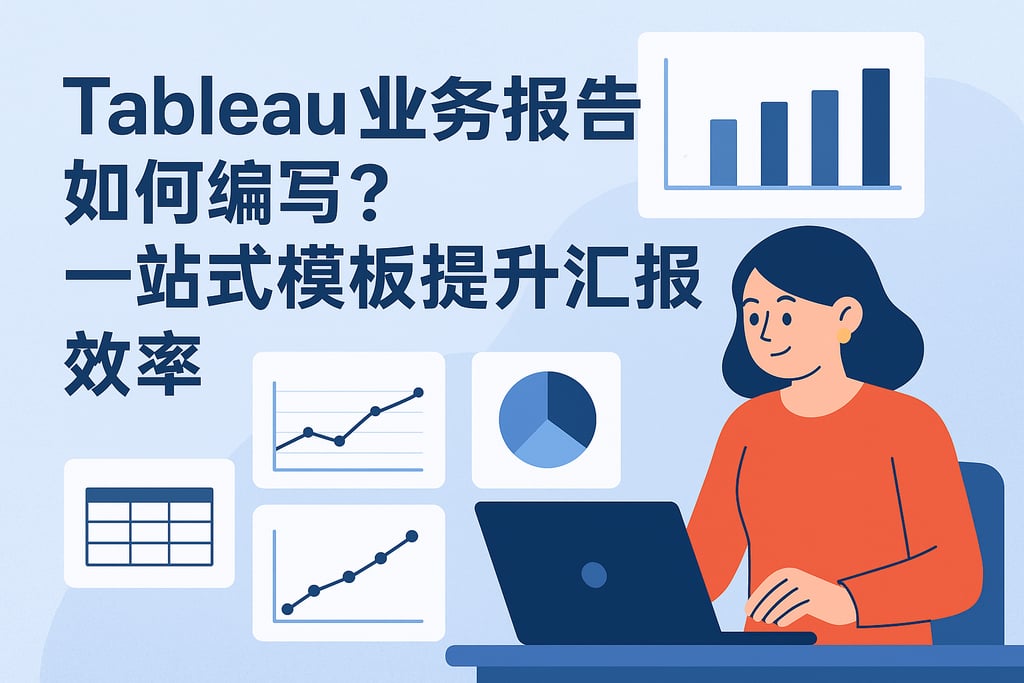 Tableau业务报告如何编写？一站式模板提升汇报效率