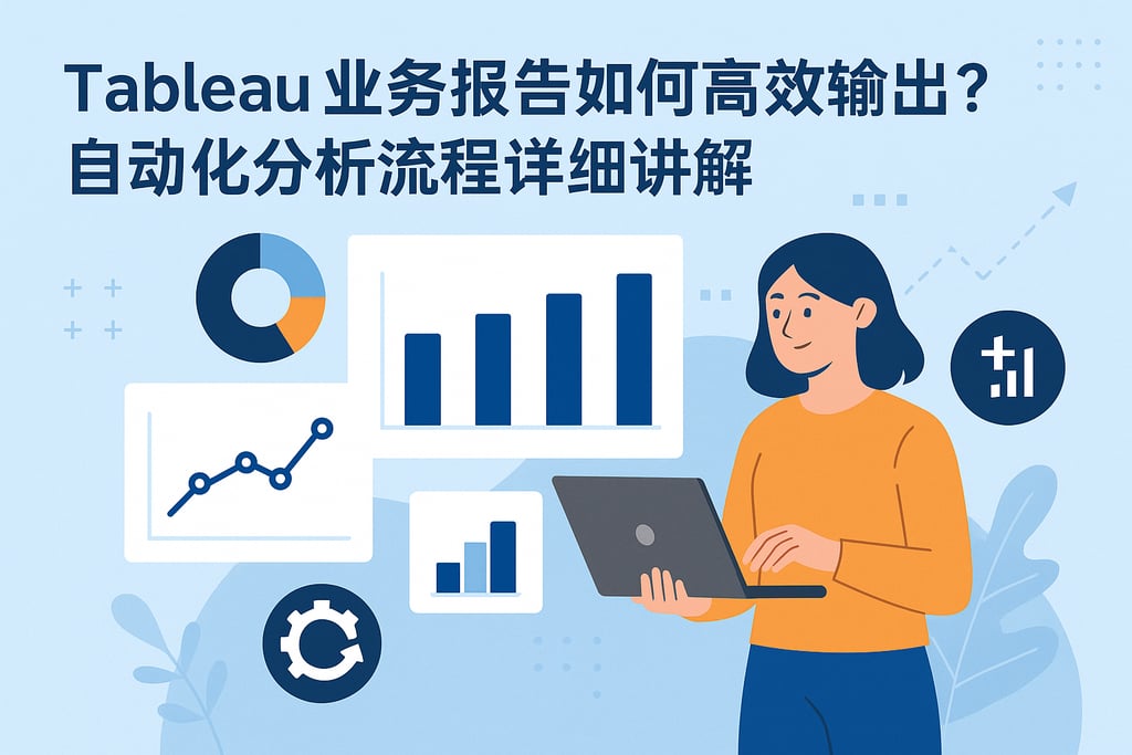 Tableau业务报告如何高效输出？自动化分析流程详细讲解
