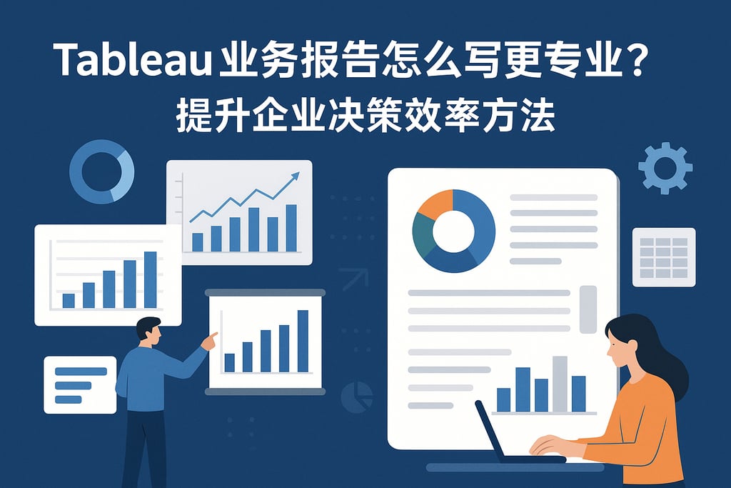 Tableau业务报告怎么写更专业？提升企业决策效率方法