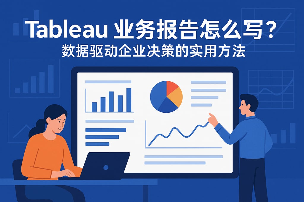 Tableau业务报告怎么写？数据驱动企业决策的实用方法