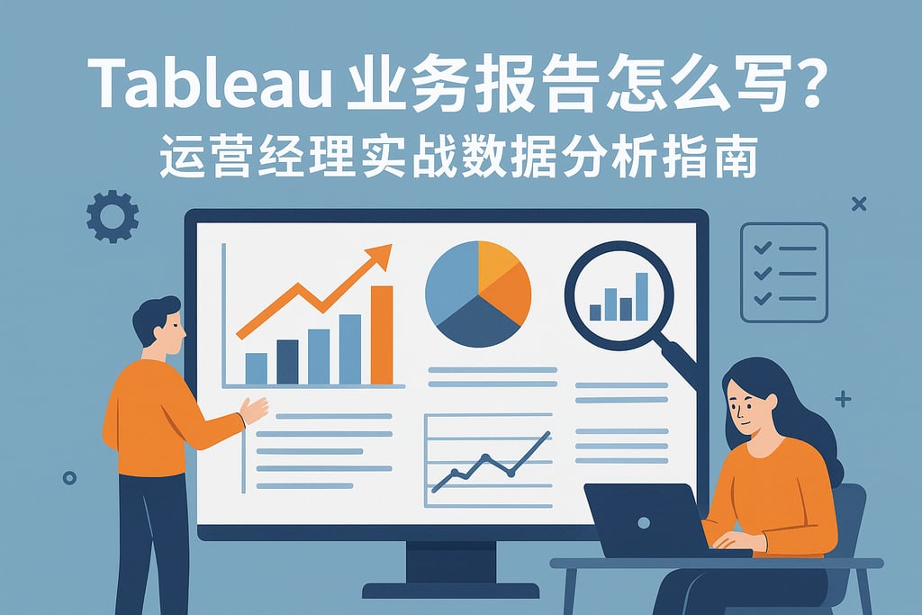 Tableau业务报告怎么写？运营经理实战数据分析指南