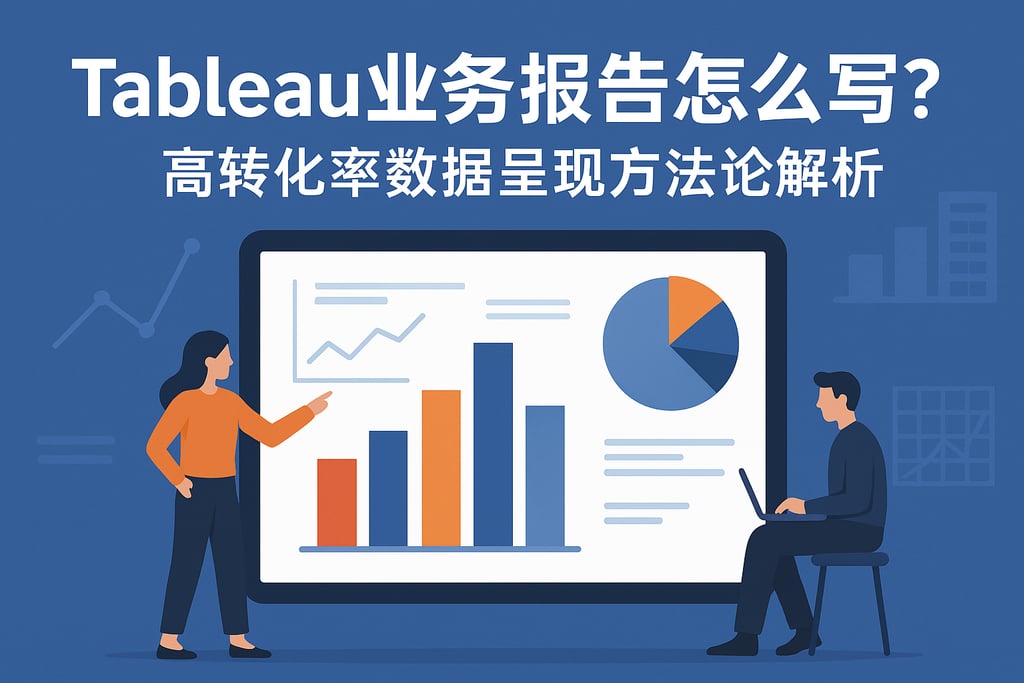 Tableau业务报告怎么写？高转化率数据呈现方法论解析