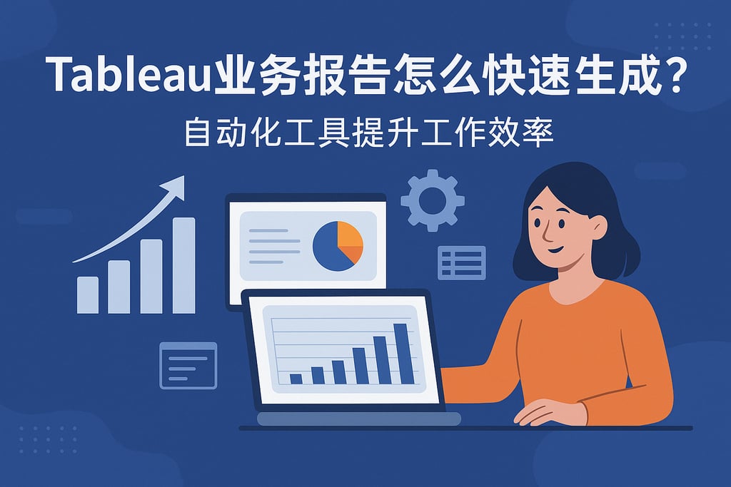 Tableau业务报告怎么快速生成？自动化工具提升工作效率