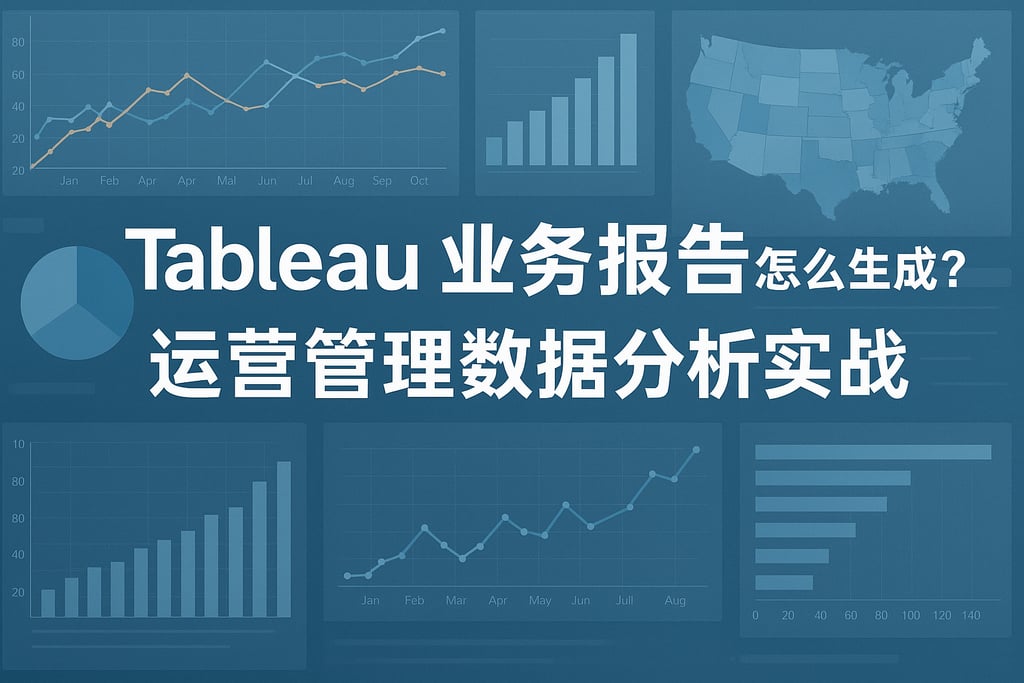 Tableau业务报告怎么生成？运营管理数据分析实战