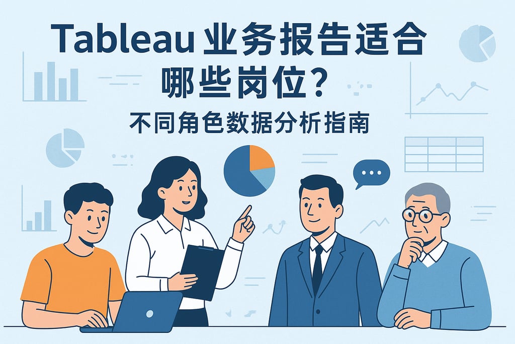 Tableau业务报告适合哪些岗位？不同角色数据分析指南