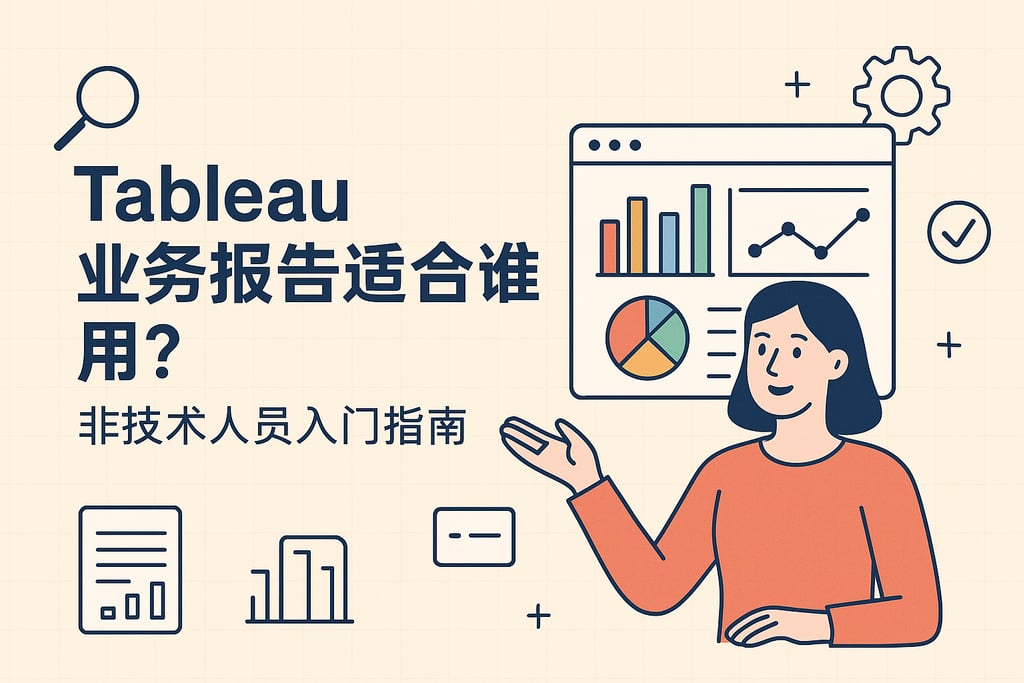 Tableau业务报告适合谁用？非技术人员入门指南