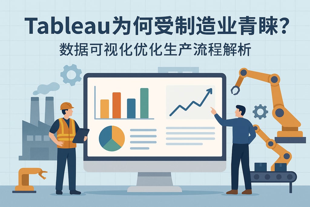 Tableau为何受制造业青睐？数据可视化优化生产流程解析