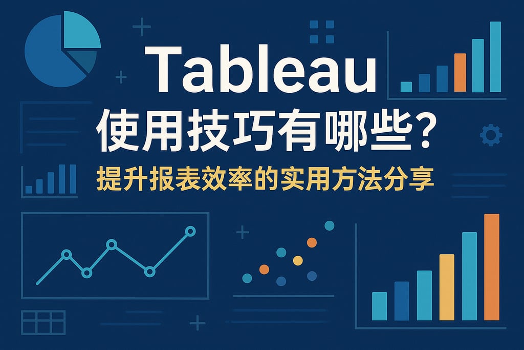 Tableau使用技巧有哪些？提升报表效率的实用方法分享