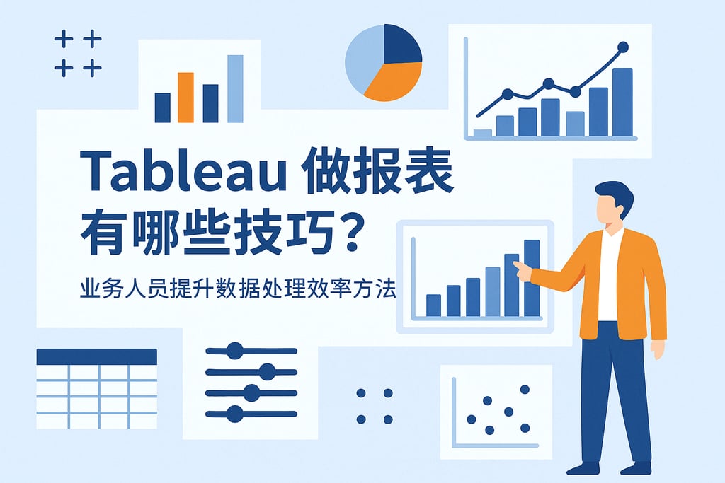 Tableau做报表有哪些技巧？业务人员提升数据处理效率方法