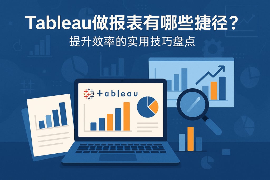 Tableau做报表有哪些捷径？提升效率的实用技巧盘点