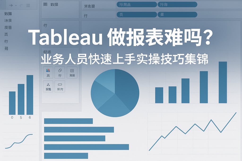 Tableau做报表难吗？业务人员快速上手实操技巧集锦