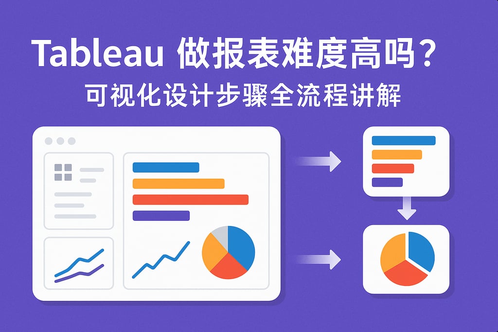 Tableau做报表难度高吗？可视化设计步骤全流程讲解