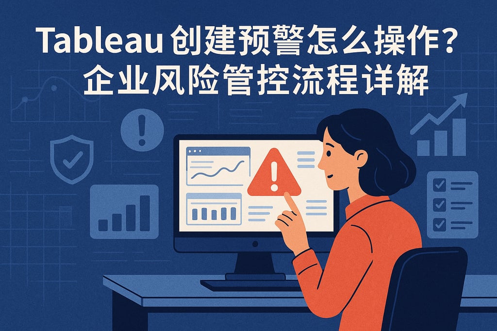 Tableau创建预警怎么操作？企业风险管控流程详解