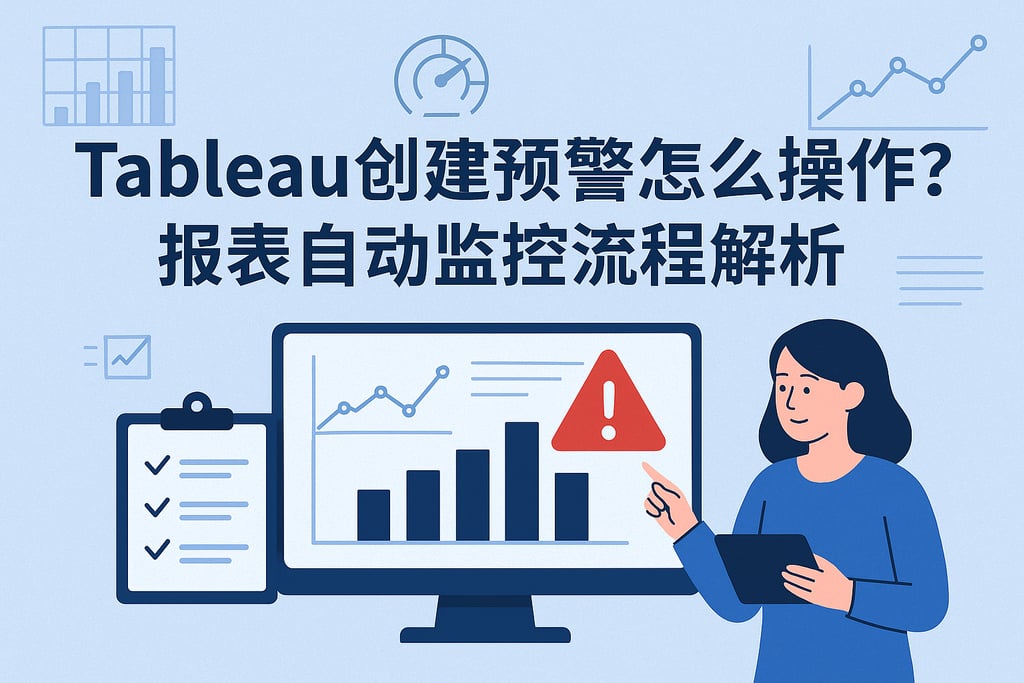 Tableau创建预警怎么操作？报表自动监控流程解析