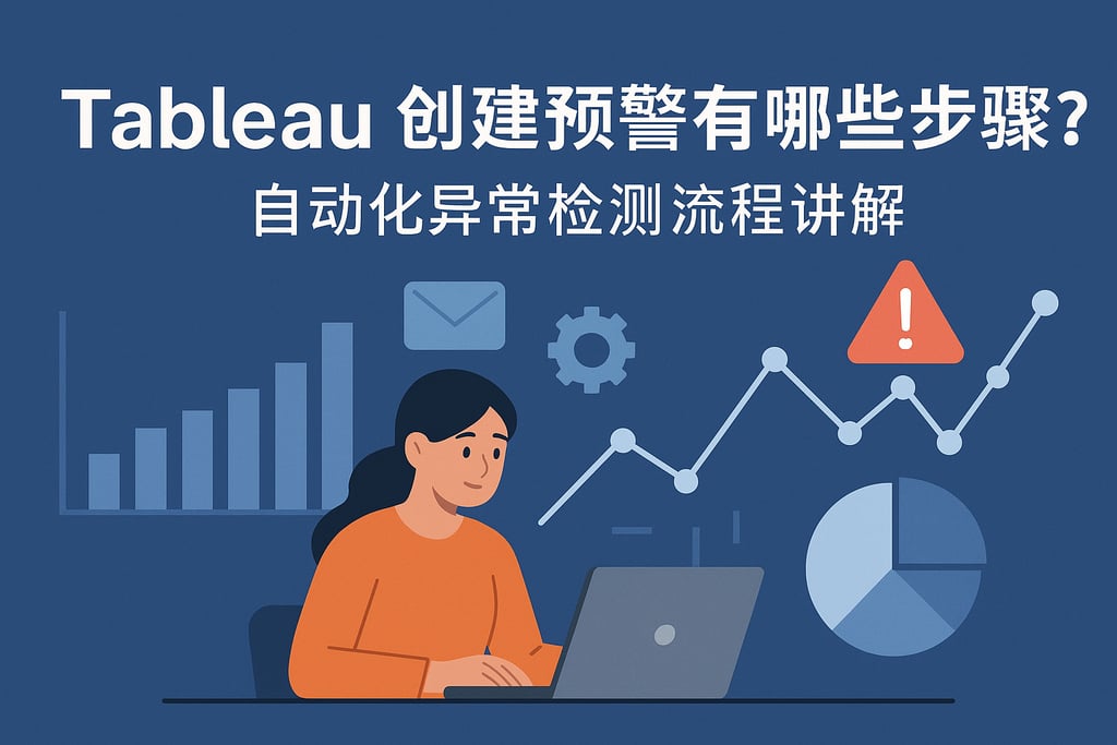 Tableau创建预警有哪些步骤？自动化异常检测流程讲解