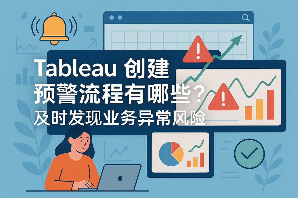 Tableau创建预警流程有哪些？及时发现业务异常风险